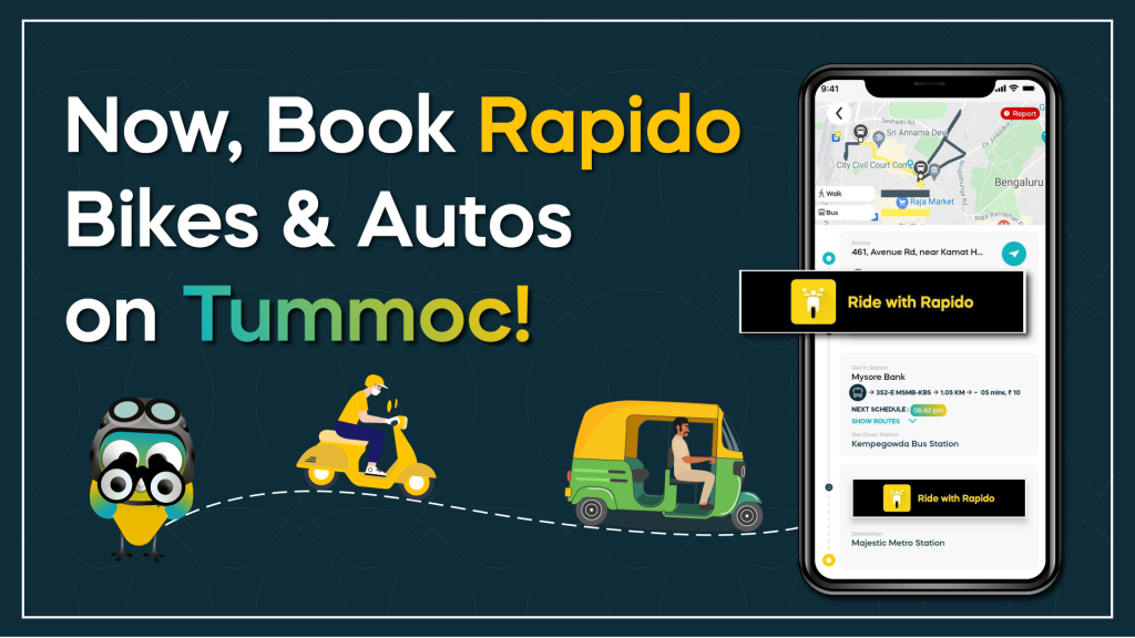 Book Rapido Bikes & Autos on Tummoc