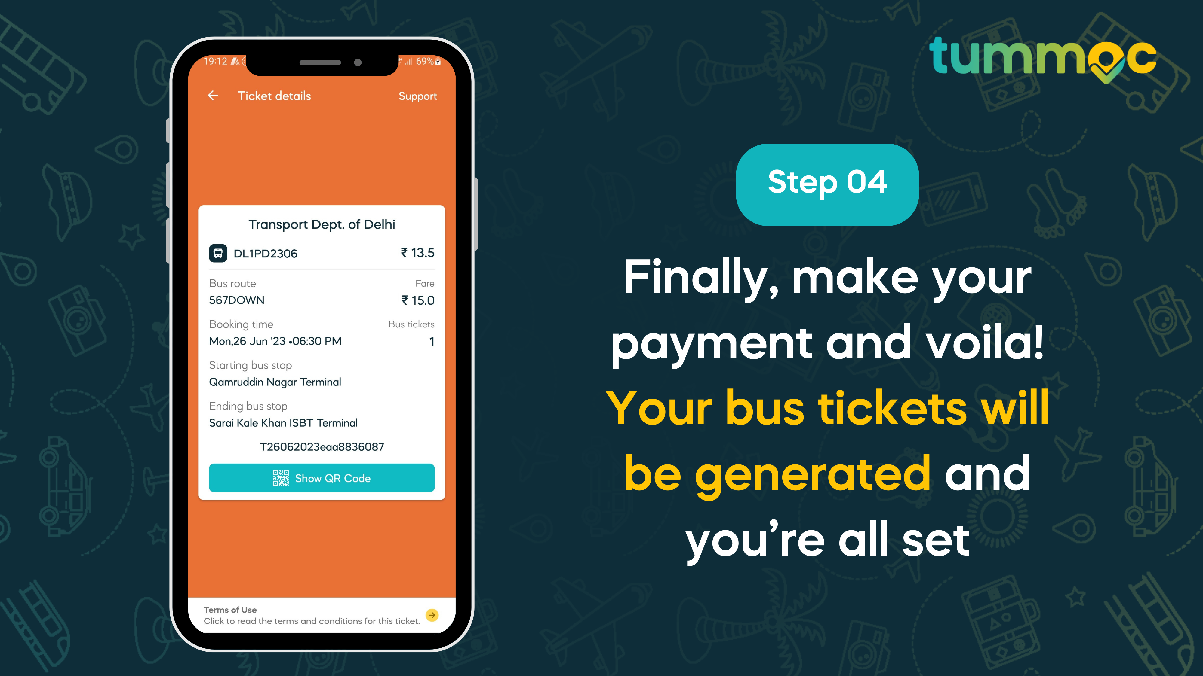 Get DTC Bus Tickets Online on Tummoc