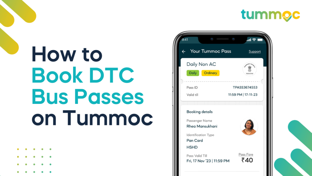 DTC Bus Passes Online on Tummoc